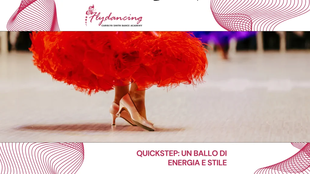 Esecuzione di passi energetici nel Quickstep, dopo una lezione individuale a Roma di ballo da sala